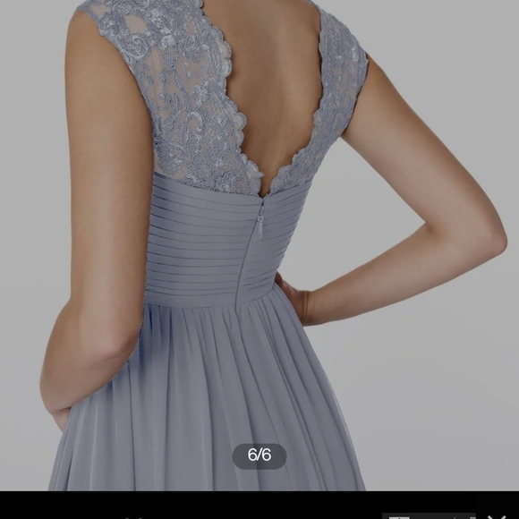 ❤️🔥3/$18 Azazie Dusty Lavender Custom Bridesmaid Dress - Picture 2 of 13